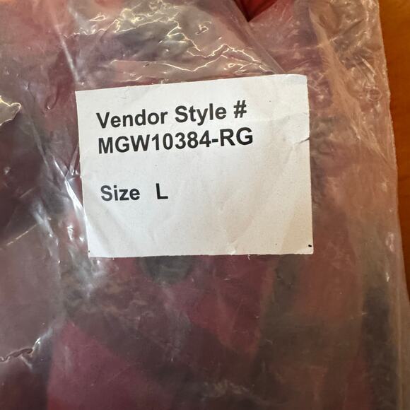 Alesbury Men's Red Plaid Shirt Size Large NWT Long Sleeve Button Up Cotton - Picture 10 of 10